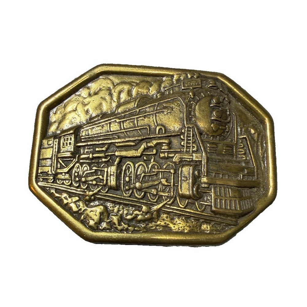 Vintage Americana Train Belt Buckle, Avon, 1980's